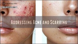 addressing acne and scarring