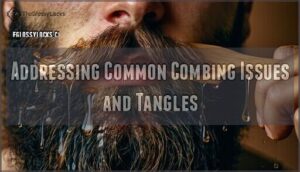 addressing common combing issues and tangles