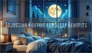 adjusting routine for sleep benefits