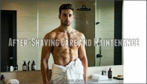 after-shaving care and maintenance