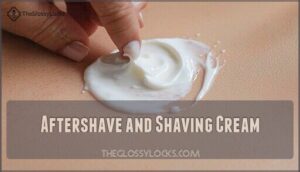 aftershave and shaving cream