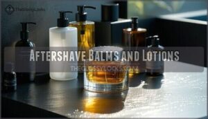 aftershave balms and lotions