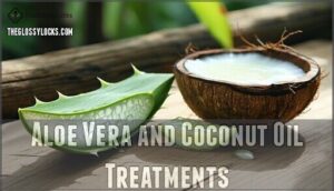 aloe vera and coconut oil treatments
