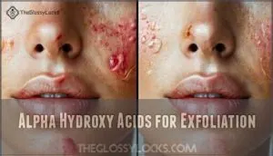 alpha hydroxy acids for exfoliation
