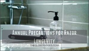 annual precautions for razor longevity