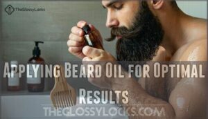 applying beard oil for optimal results