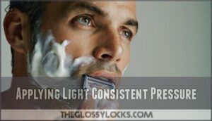 applying light consistent pressure