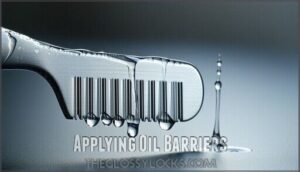 applying oil barriers