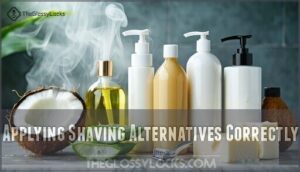 applying shaving alternatives correctly applying shaving alternatives correctly