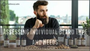 assessing individual beard type and needs