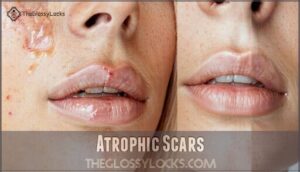 atrophic scars