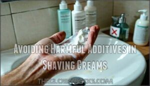 avoiding harmful additives in shaving creams