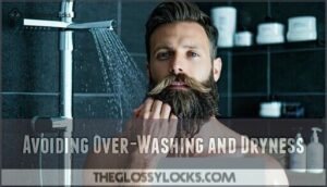 avoiding over-washing and dryness