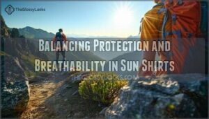 balancing protection and breathability in sun shirts