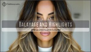 balayage and highlights