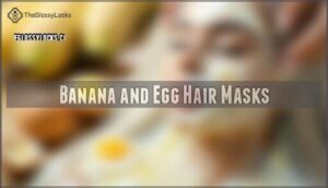 banana and egg hair masks