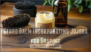 beard balm incorporating jojoba for shaping