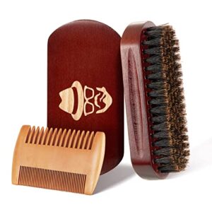 Beard Brush, 100% Boar Bristle B09M3SG394