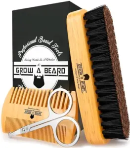 Beard Brush For Men & B019FYL7L2