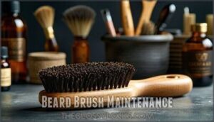 beard brush maintenance