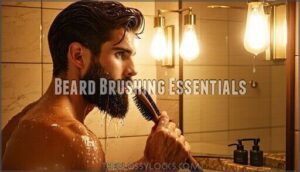 beard brushing essentials