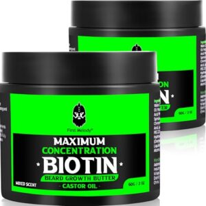 Beard Butter,Maximum Concentration Biotin,with Castor B0F5Q5G6P1