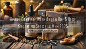 beard care kit with argan oil
