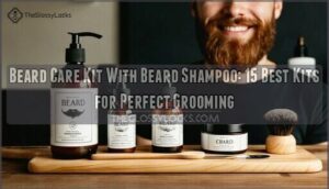 beard care kit with beard shampoo