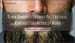 beard dandruff coconut oil