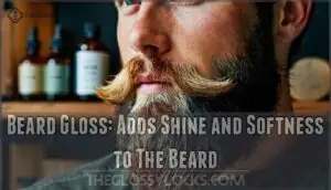 beard gloss: adds shine and softness to the beard
