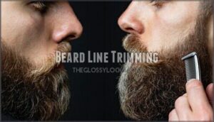 beard line trimming beard line trimming