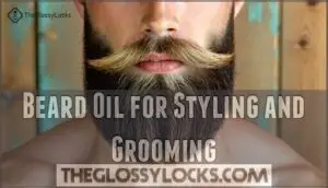 beard oil for styling and grooming