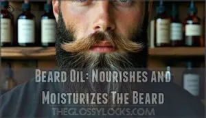 beard oil: nourishes and moisturizes the beard
