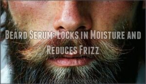 beard serum: locks in moisture and reduces frizz