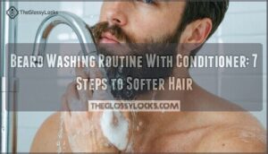 beard washing routine with conditioner