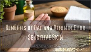 benefits of oat and vitamin e for sensitive skin