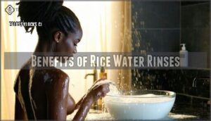 benefits of rice water rinses