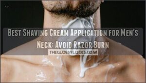 best shaving cream application for mens neck