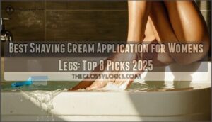 best shaving cream application for womens legs