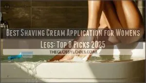 best shaving cream application for womens legs