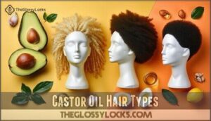 castor oil hair types