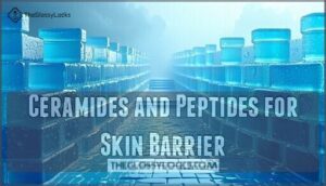 ceramides and peptides for skin barrier