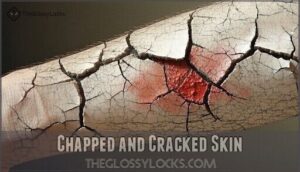 chapped and cracked skin