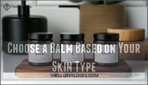 choose a balm based on your skin type