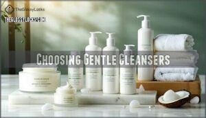 choosing gentle cleansers
