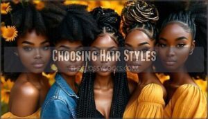 choosing hair styles