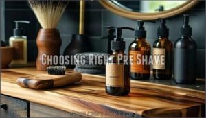 choosing right pre shave