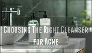 choosing the right cleanser for acne
