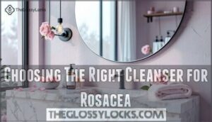 choosing the right cleanser for rosacea