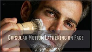 circular motion lathering on face